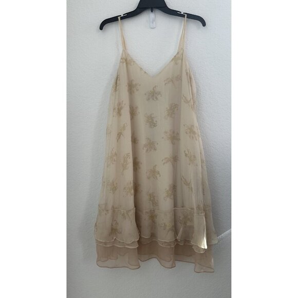 NWT Elizabeth&James Layered Drew Dress 8 Silk Cream Floral Romantic Fairy READ - Picture 2 of 13